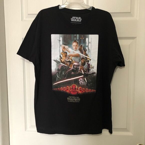 Star Wars Other - STAR WARS Men’s Black 100% Cotton T-Shirt XL